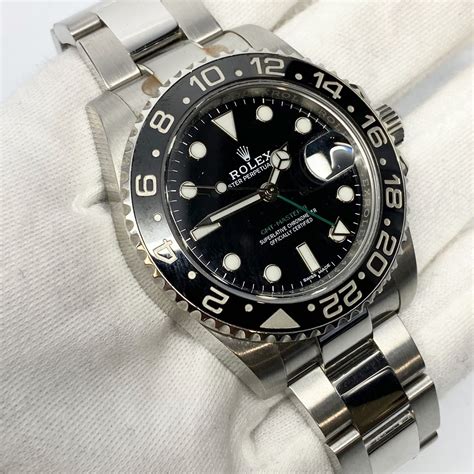 black rolex gmt master ii in stock new|rolex gmt master 11 price.